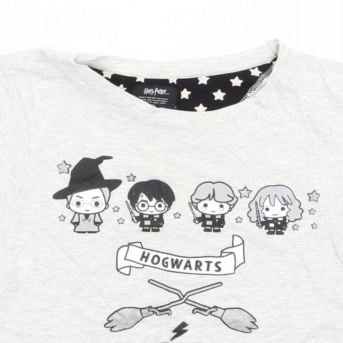 Love to Lounge Womens Grey Solid Cotton Top Pyjama Top Size M   - Harry Potter