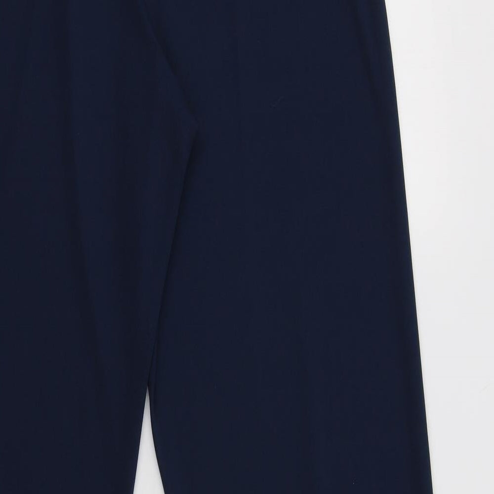 Danskin Womens Blue  Polyester Jogger Trousers Size L L30 in Regular