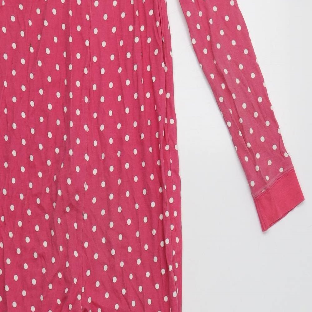 George Girls Pink Polka Dot Cotton  Bodysuit Size 11-12 Years   - Onesie