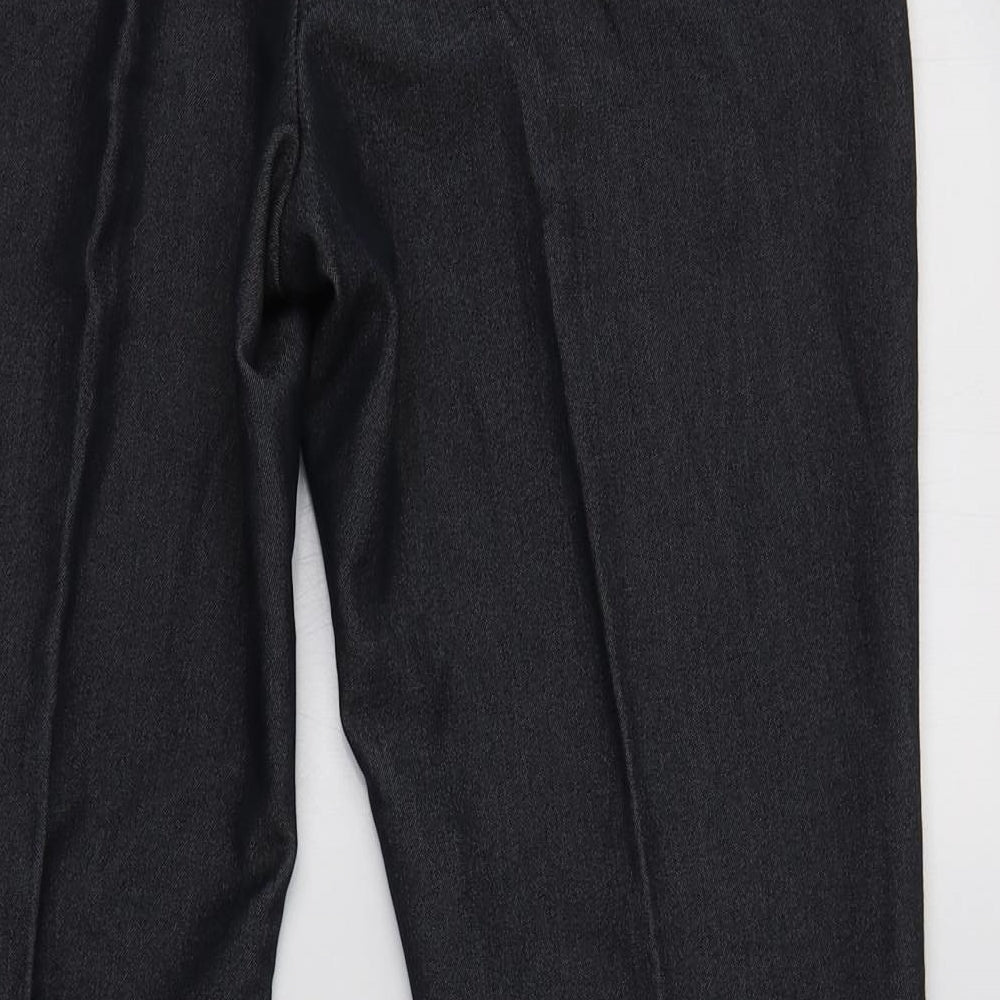 F&F Womens Blue  Polyester Dress Pants Trousers Size 10 L29 in Regular