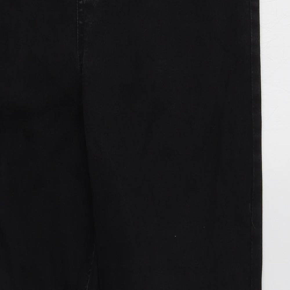F&F Womens Black  Cotton Jegging Jeans Size 18 L30 in Regular