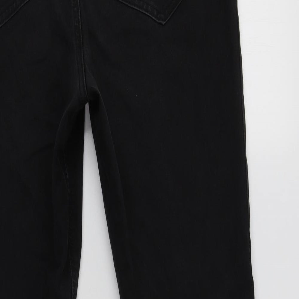 F&F Womens Black  Cotton Jegging Jeans Size 18 L30 in Regular