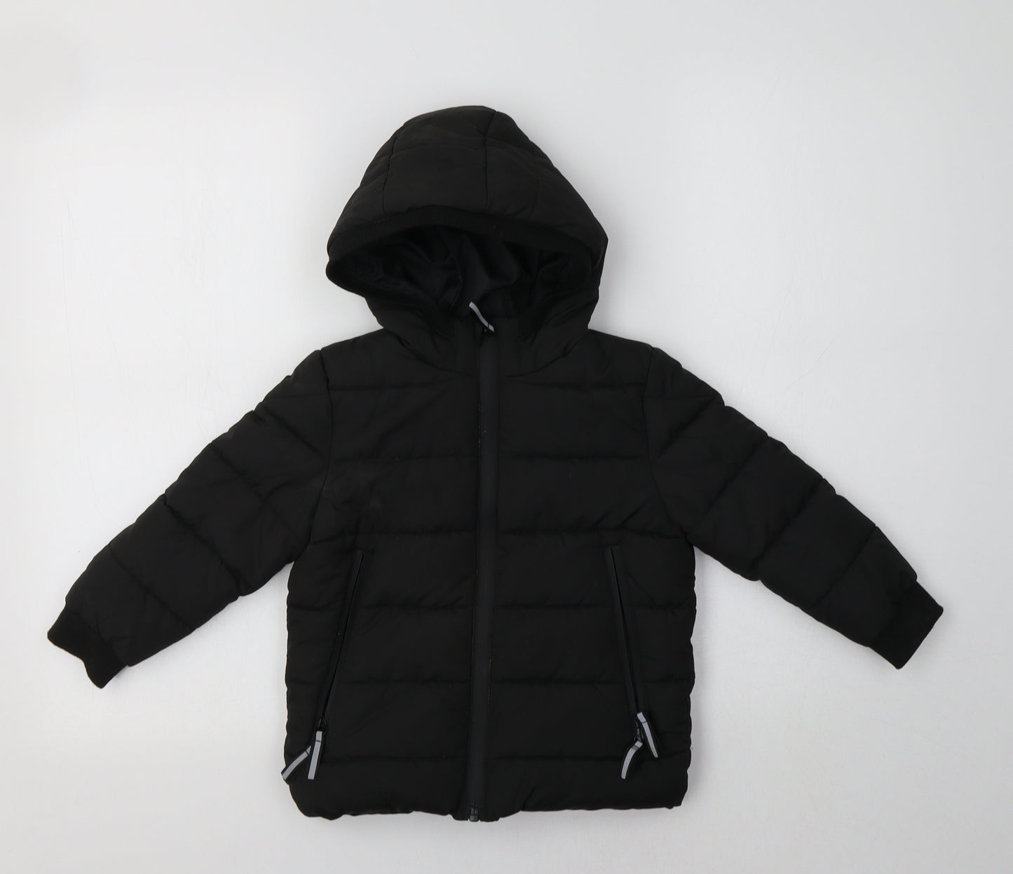 Minoti Boys Black   Puffer Jacket Jacket Size 3-4 Years