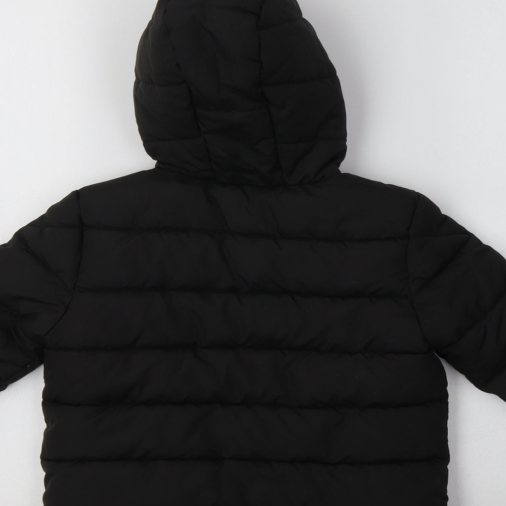 Minoti Boys Black   Puffer Jacket Jacket Size 3-4 Years