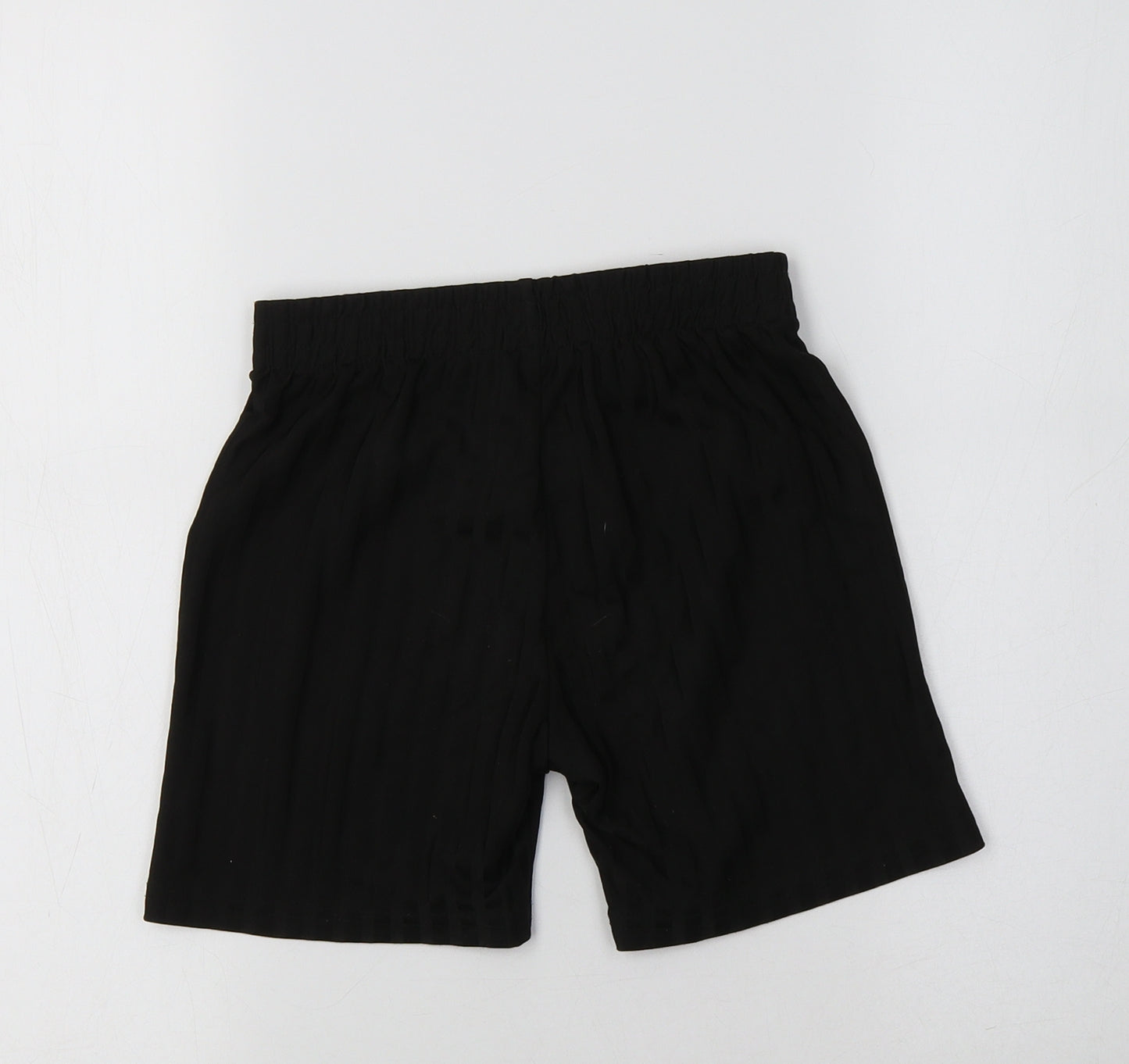 F&F Boys Black Striped Polyester Sweat Shorts Size 5-6 Years  Regular