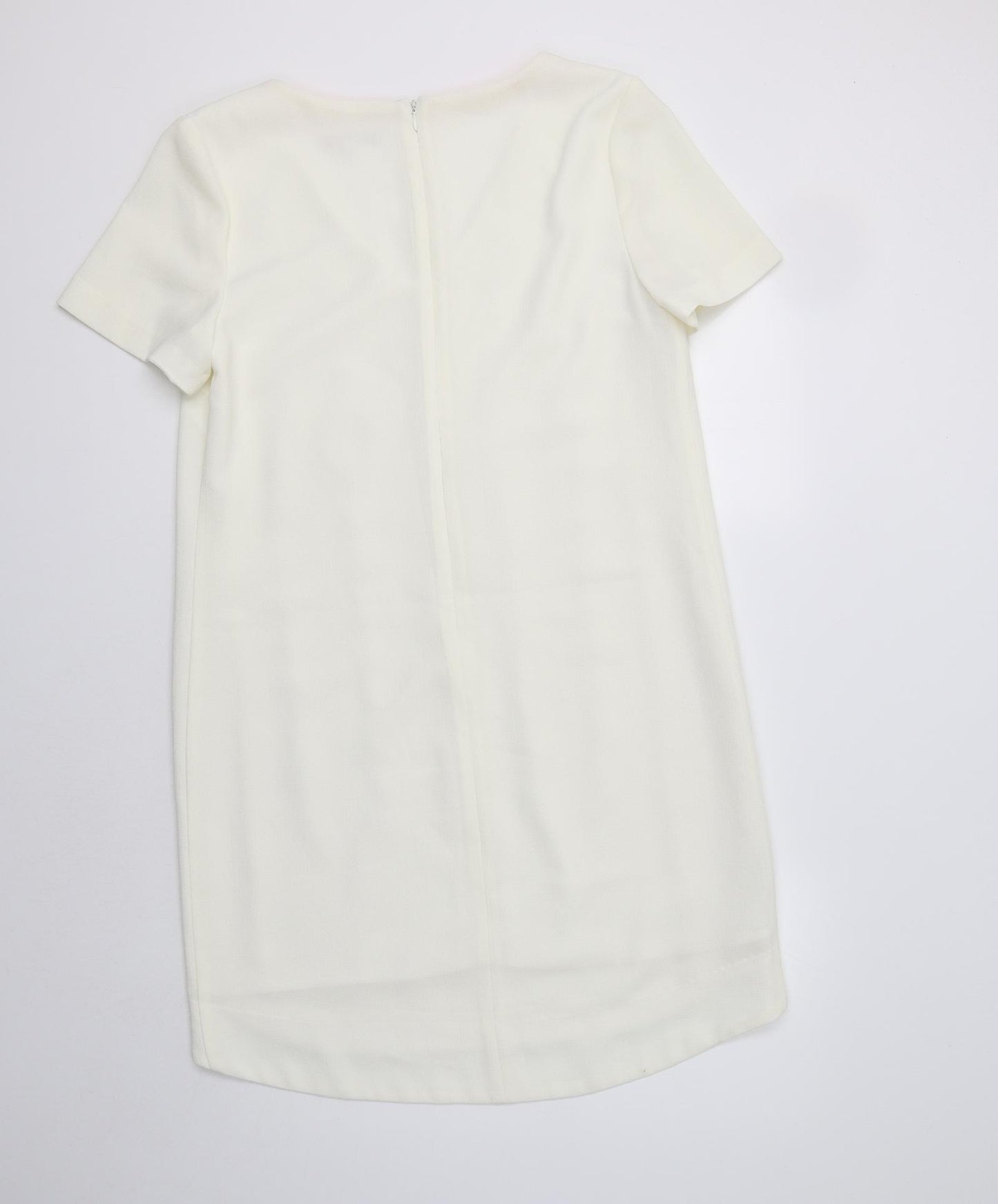 NEXT Womens Ivory  Polyester A-Line  Size 14  V-Neck