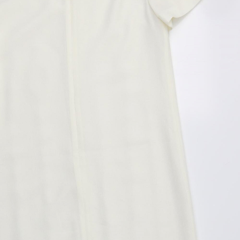 NEXT Womens Ivory  Polyester A-Line  Size 14  V-Neck