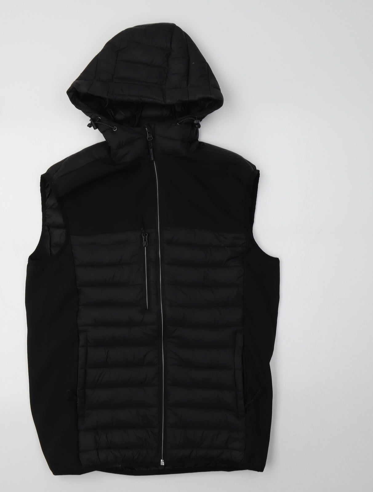 Tuff Stuff Mens Black   Gilet Waistcoat Size M