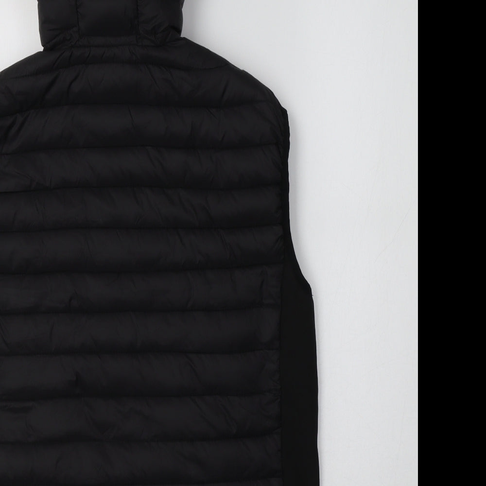 Tuff Stuff Mens Black   Gilet Waistcoat Size M