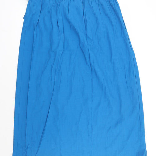 essence Womens Blue  Viscose A-Line Skirt Size 22