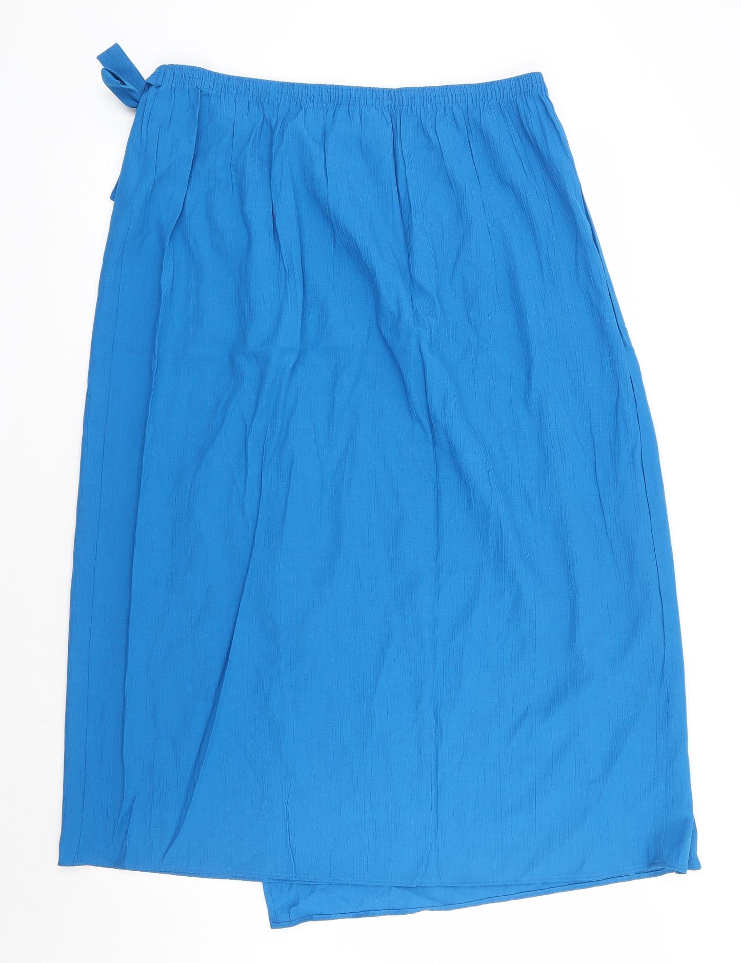 essence Womens Blue  Viscose A-Line Skirt Size 22