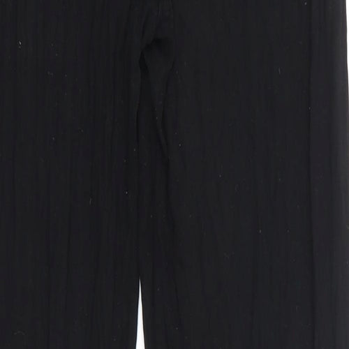 SheIn Womens Black  Polyester Jogger Trousers Size M L28 in Regular