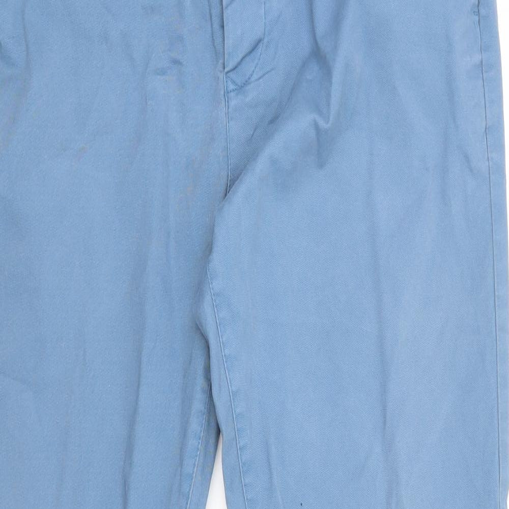 NEXT Mens Blue  Cotton Chino Trousers Size 36 in L31 in Regular
