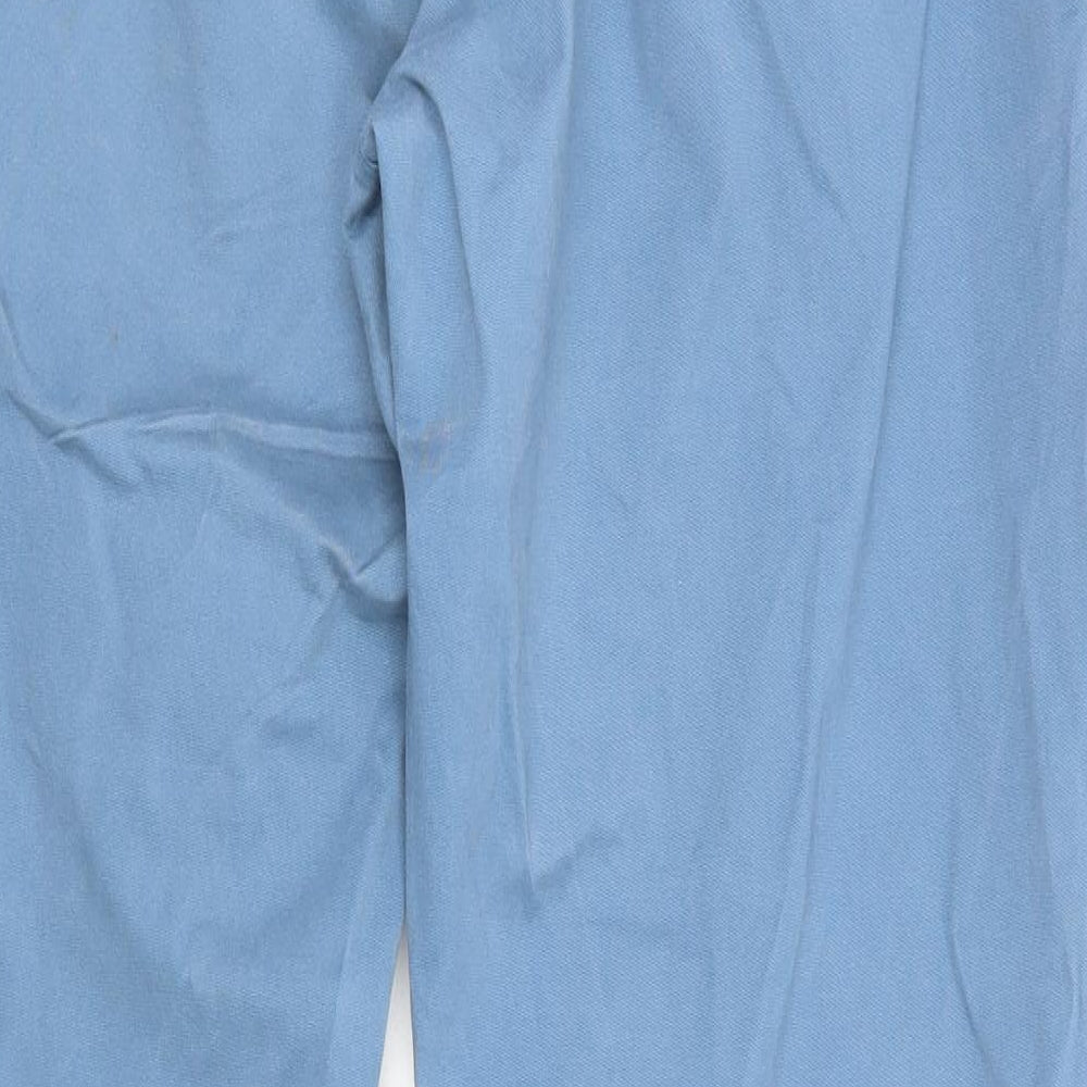 NEXT Mens Blue  Cotton Chino Trousers Size 36 in L31 in Regular