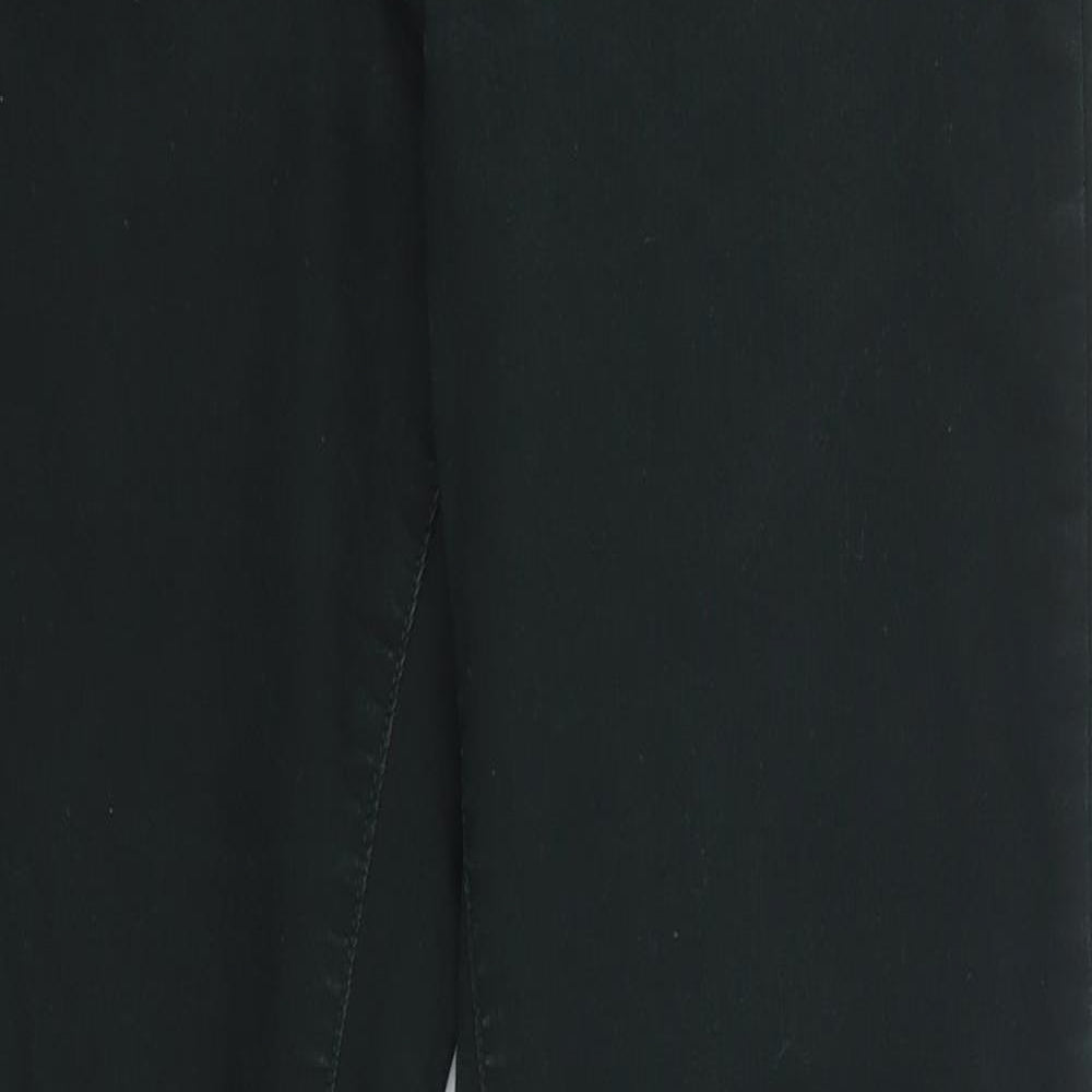 H&M Womens Grey  Cotton Skinny Jeans Size 12 L29 in Regular