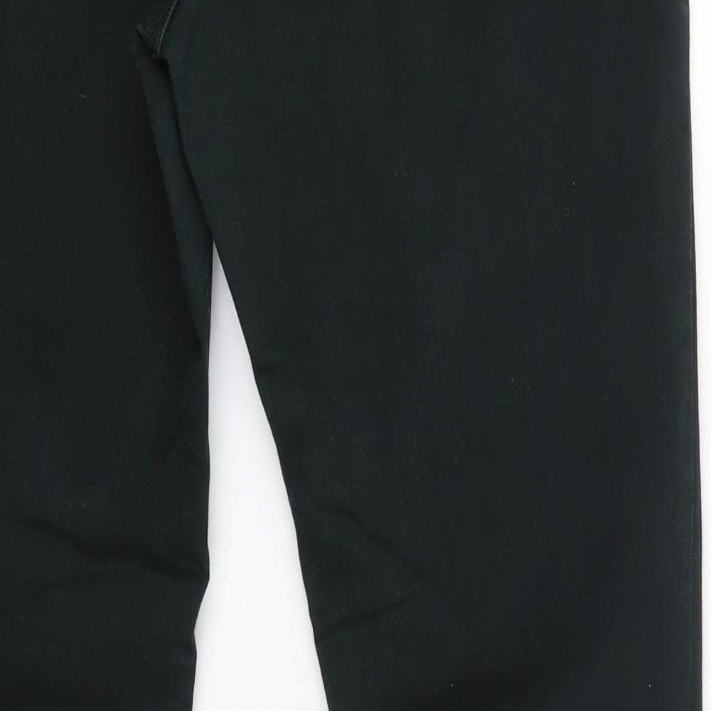 H&M Womens Grey  Cotton Skinny Jeans Size 12 L29 in Regular