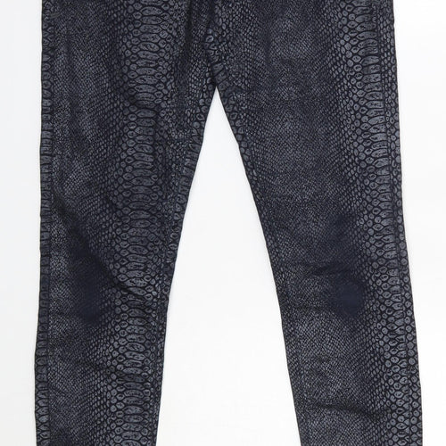 Berska Womens Blue  Cotton Skinny Jeans Size 8 L30 in Regular
