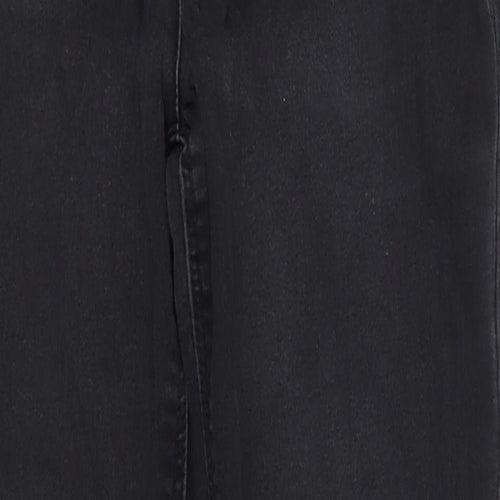 Matalan Womens Grey  Cotton Skinny Jeans Size 12 L26 in Regular
