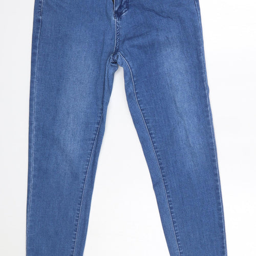 SheIn Womens Blue  Cotton Skinny Jeans Size M L28 in Regular