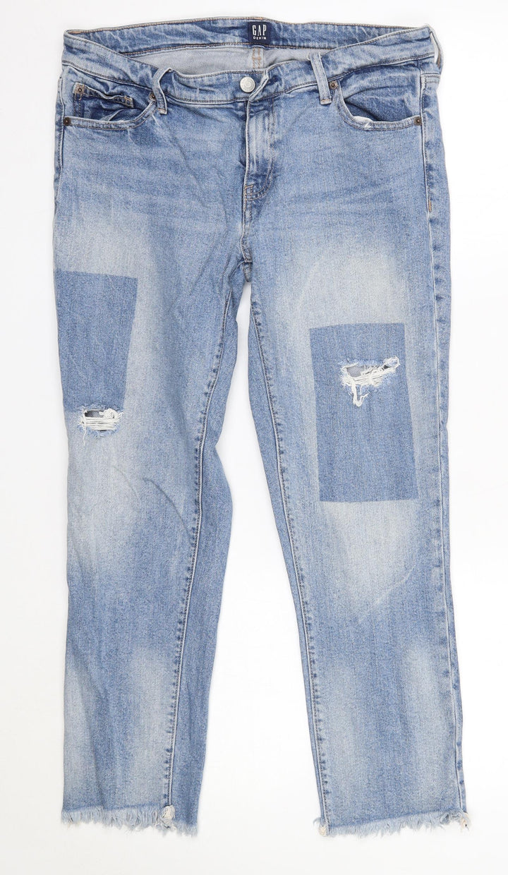 Gap Womens Blue Cotton Skinny Jeans Size 29 in L25 in Regular