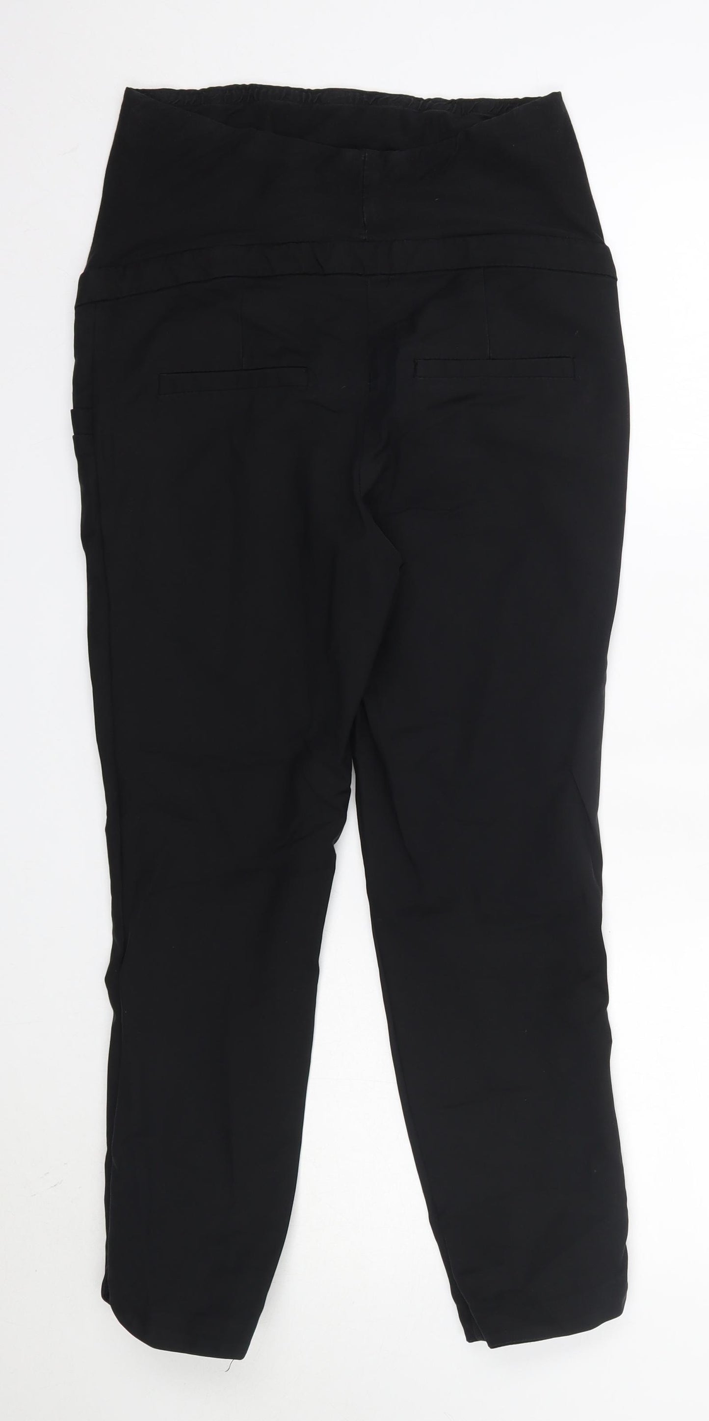 H&M Womens Black  Cotton Cropped Jeans Size 10 L24 in Regular
