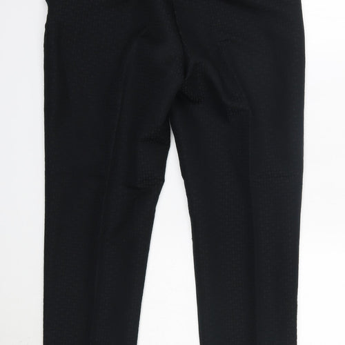 TU Womens Black  Polyester Dress Pants Trousers Size 12 L29 in Regular