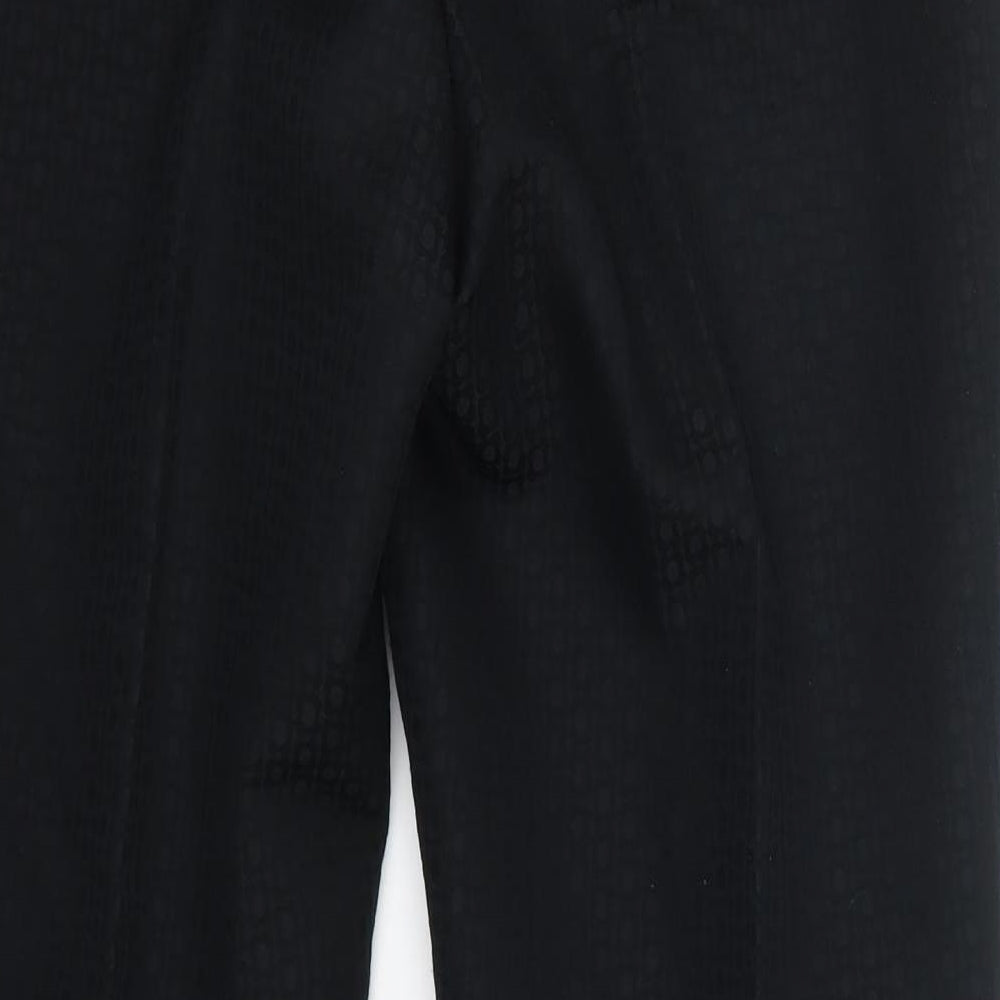 TU Womens Black  Polyester Dress Pants Trousers Size 12 L29 in Regular