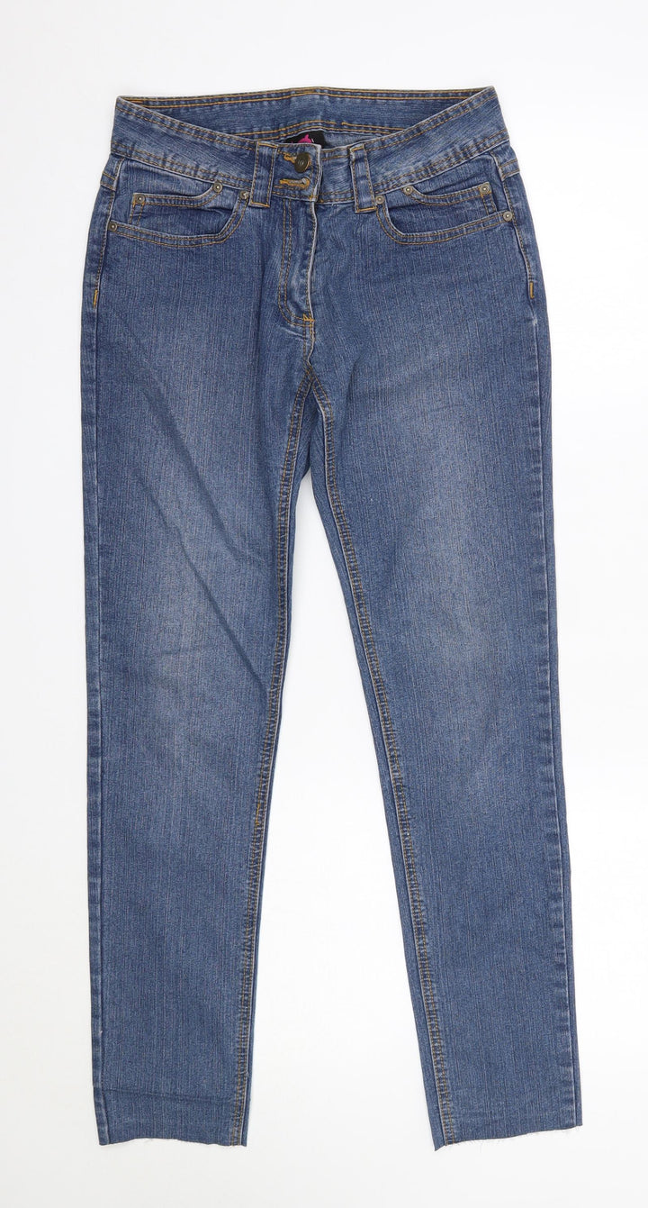 tg Womens Blue  Cotton Skinny Jeans Size 8 L29 in Regular