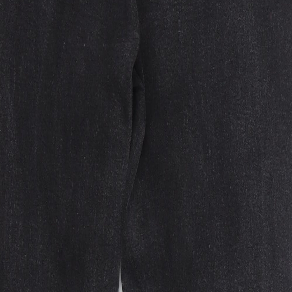 Maine Womens Grey  Cotton Straight Jeans Size 12 L25 in Regular  - Short