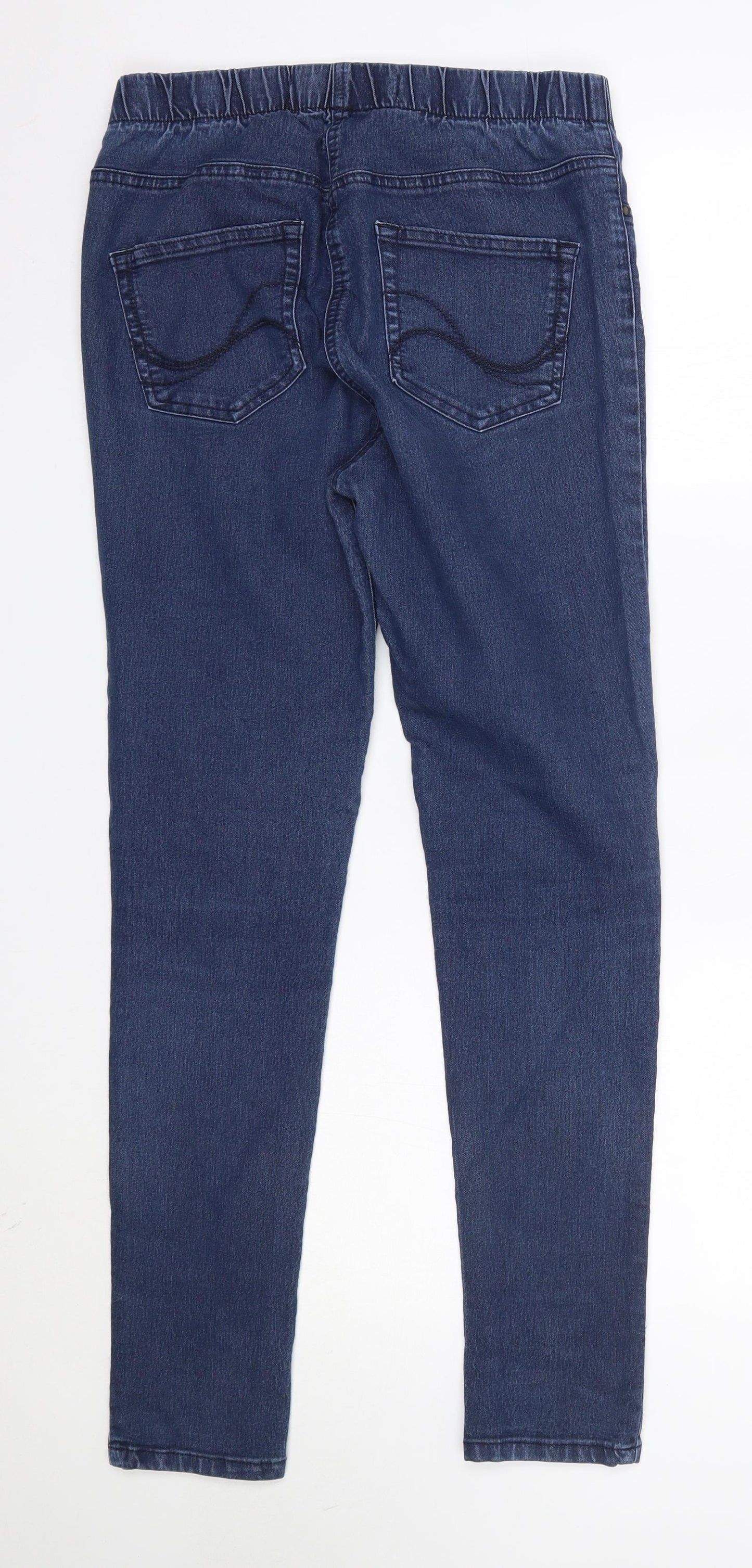 TU Womens Blue  Cotton Jegging Jeans Size 14 L30 in Regular