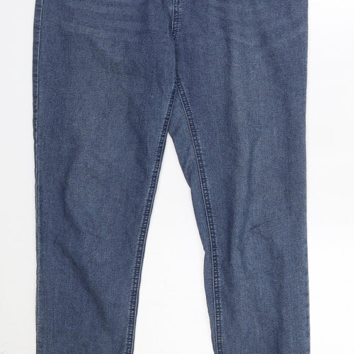FOREVER 21 Womens Blue  Cotton Skinny Jeans Size 30 in L29 in Regular