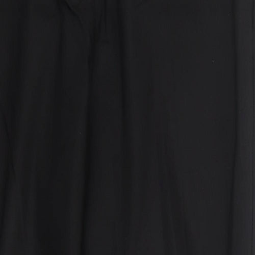 Matalan Womens Black  Cotton Dress Pants Trousers Size 10 L26 in Regular