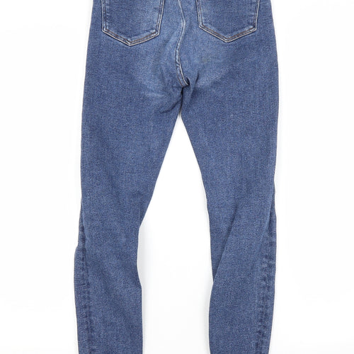 Primark Womens Blue  Cotton Skinny Jeans Size 4 L27 in Regular