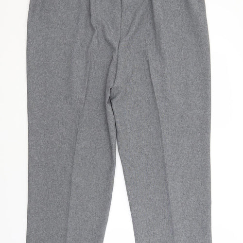 Bonmarché Womens Grey  Polyester Trousers  Size 20 L29 in Regular
