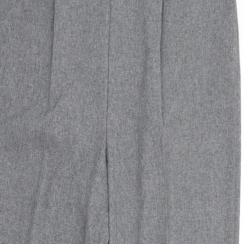 Bonmarché Womens Grey  Polyester Trousers  Size 20 L29 in Regular