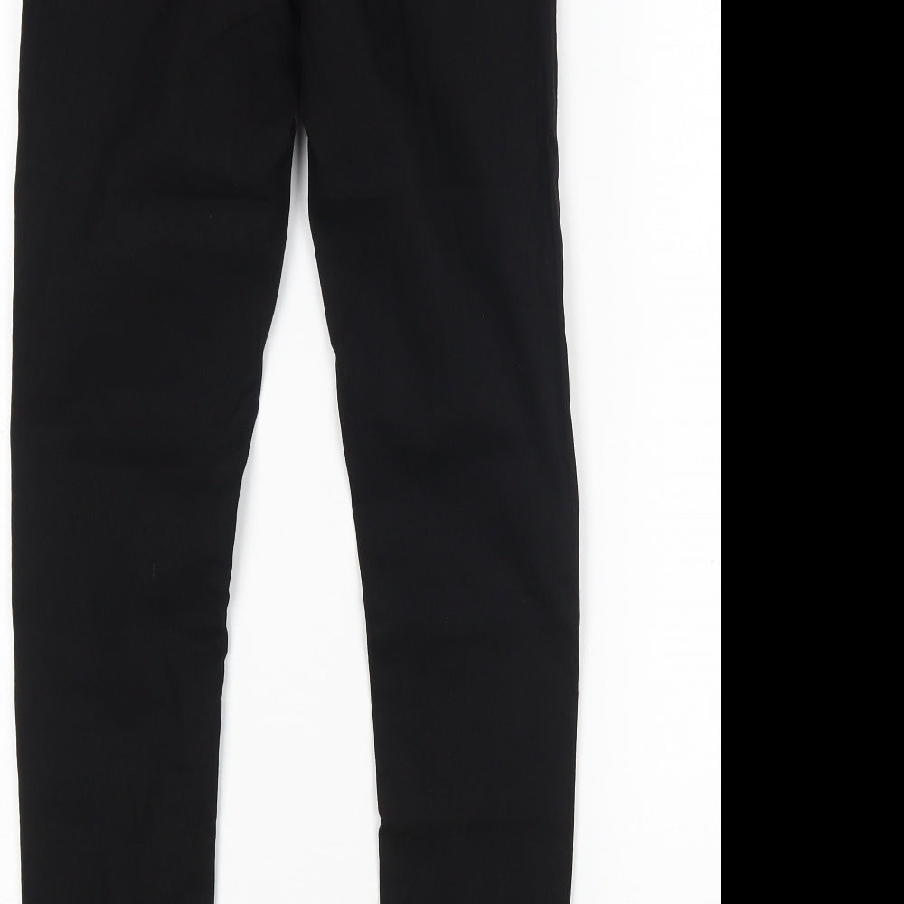 Denim CO Womens Black  Cotton Jegging Jeans Size 10 L29 in Regular