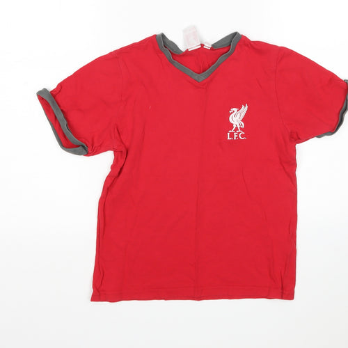 Liverpool FC Boys Red  Cotton  Pyjama Top Size 9-10 Years