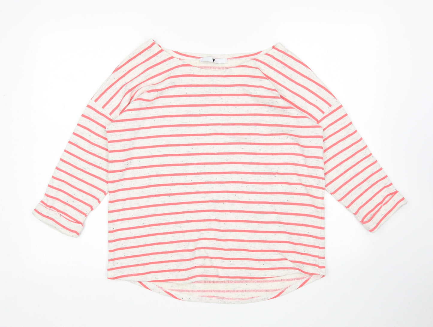 Very Womens Multicoloured Round Neck Striped Polyester Pullover Jumper Size 12