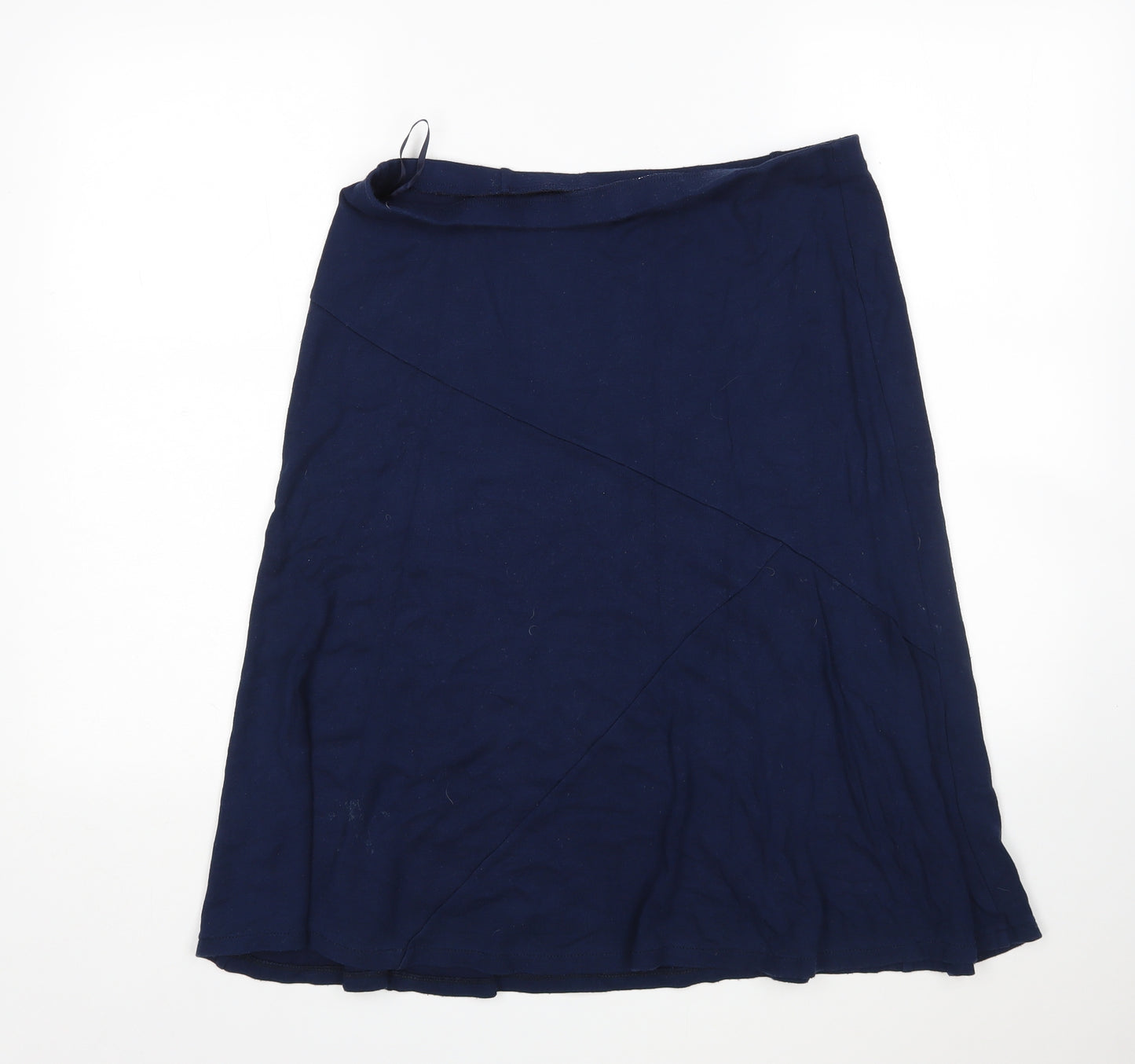 Bonmarché Womens Blue  Viscose A-Line Skirt Size 16