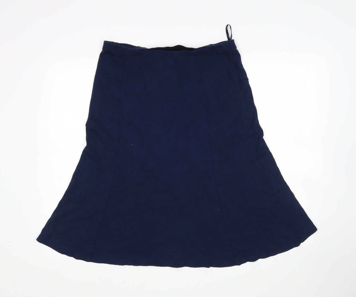 Bonmarché Womens Blue  Viscose A-Line Skirt Size 16