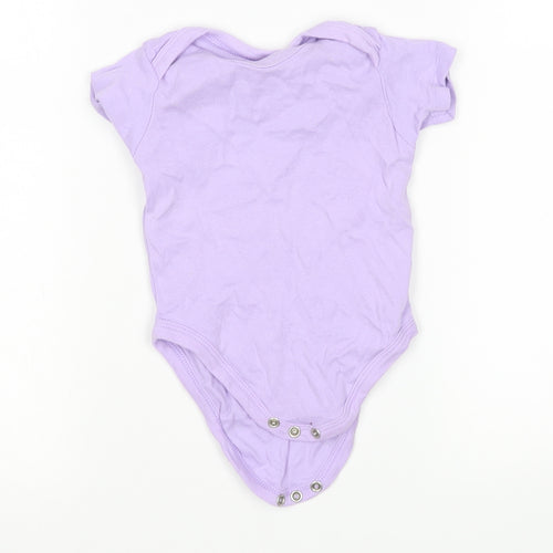 Avenue Girls Purple  Cotton Leotard One-Piece Size 6-9 Months