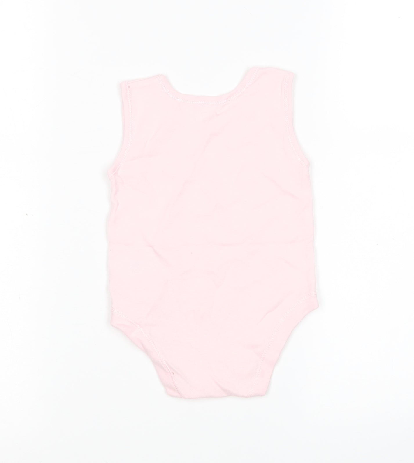George Girls Pink  Cotton Leotard One-Piece Size 6-9 Months