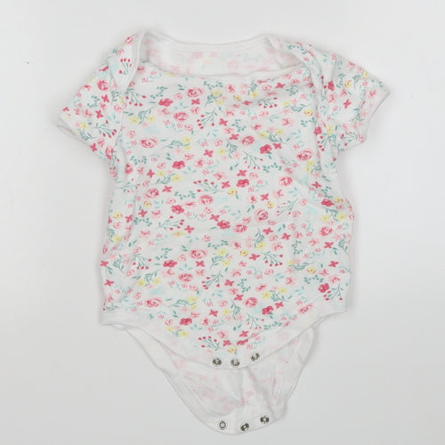 Primark Girls Multicoloured Floral Cotton Leotard One-Piece Size 18-24 Months
