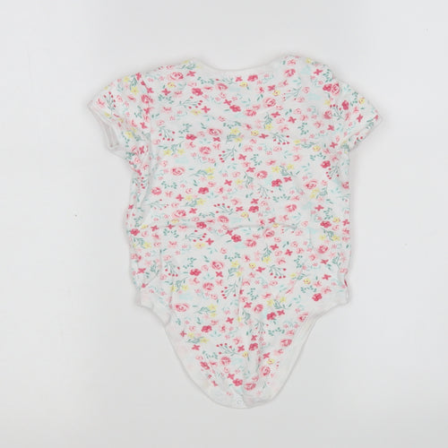 Primark Girls Multicoloured Floral Cotton Leotard One-Piece Size 18-24 Months