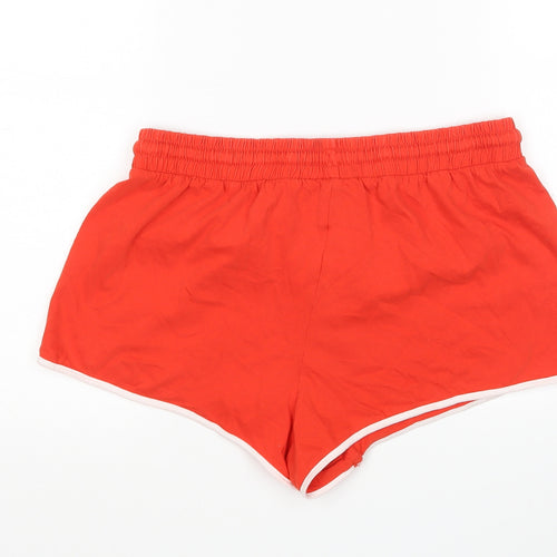 Brave Soul Womens Red  Cotton  Sleep Shorts Size S