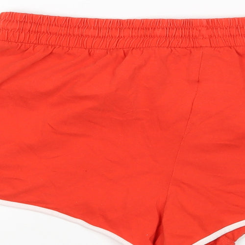Brave Soul Womens Red  Cotton  Sleep Shorts Size S