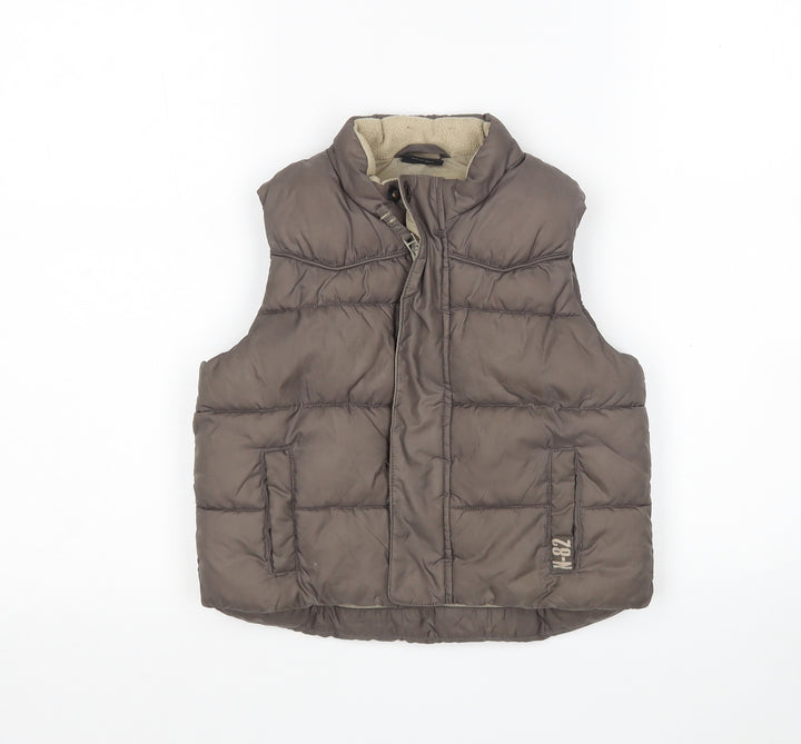 NEXT Girls Brown Gilet Coat Size 2 Years