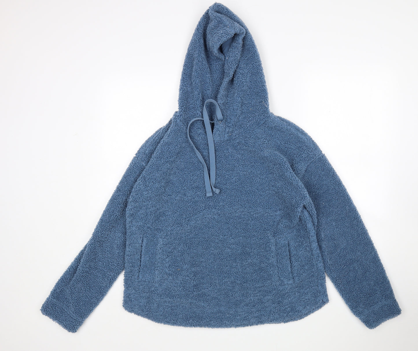 Papaya Womens Blue  Polyester Pullover Hoodie Size M