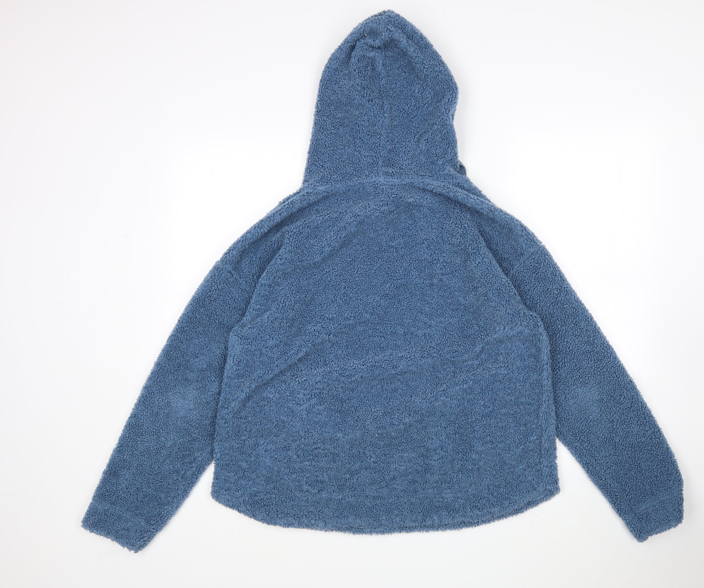 Papaya Womens Blue  Polyester Pullover Hoodie Size M
