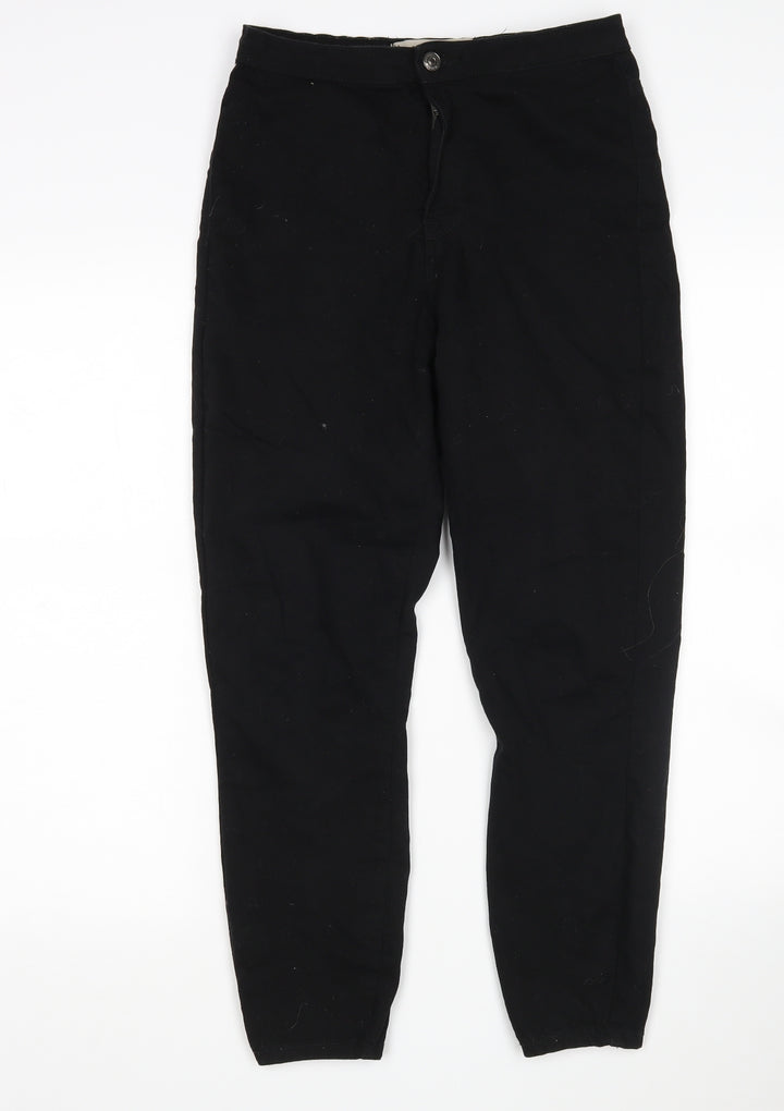 Denim Co Womens Black  Cotton Skinny Jeans Size 10 L26 in Regular